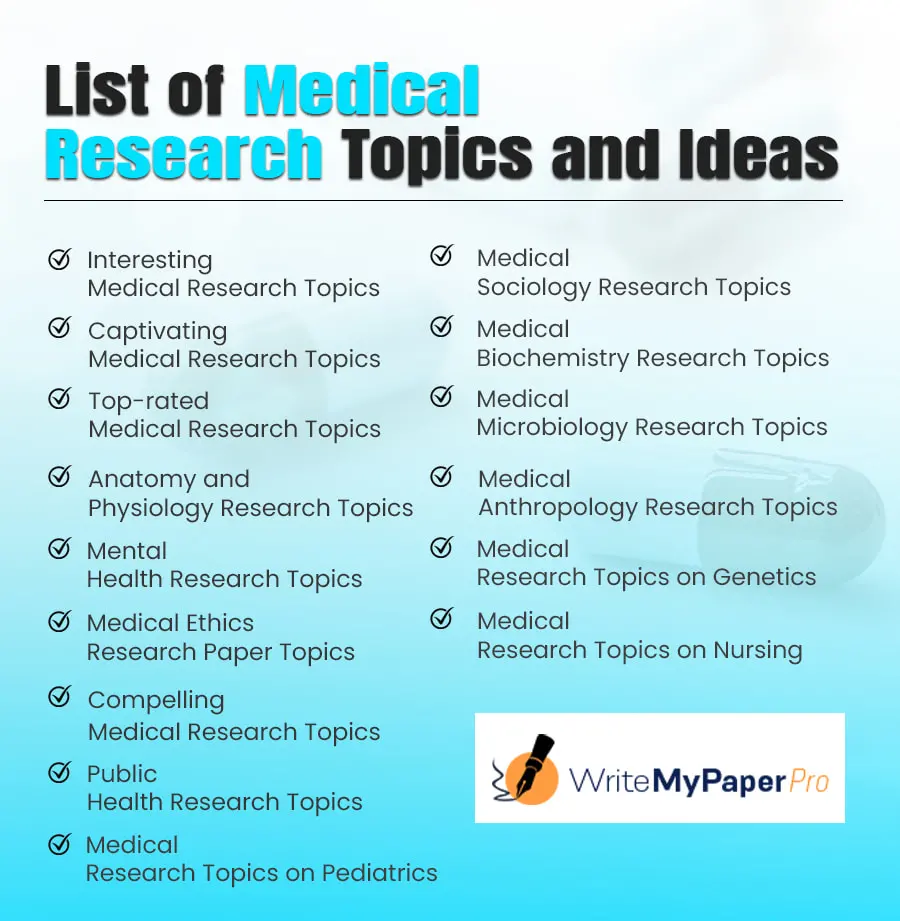 medical research topics for high school students